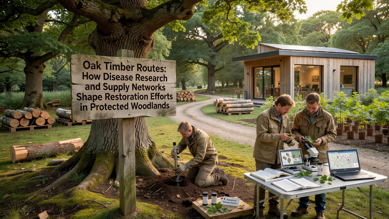 Oak Timber Routes: How Disease Research and Supply Networks Shape Restoration Efforts in Protected Woodlands