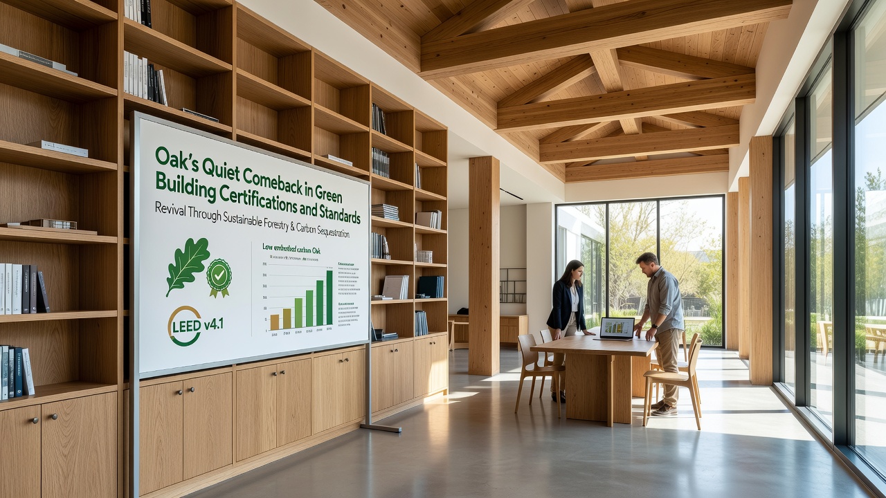 Oak's Quiet Comeback in Green Building Certifications and Standards